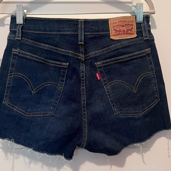 Levi Denim High Rise Shorts, Size 28 - Picture 2 of 4